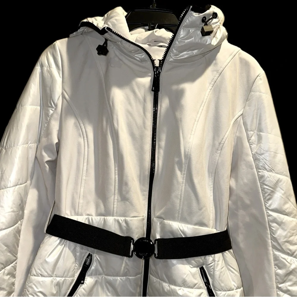 🎉 Host Pick! 🎉 NWT Guess Belted Winter Coat Women’s Medium - Picture 5 of 13